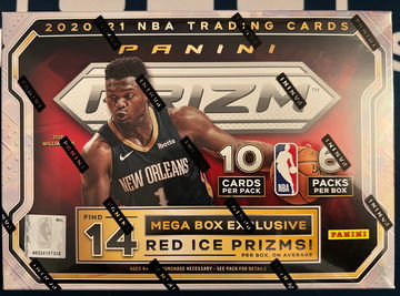 2020-2021 Panini Prizm NBA Mega Box (Target Red Ice)