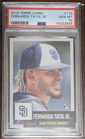 2019 Topps Living Fernando Tatis Jr. RC PSA 10