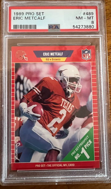 1989 Pro Set Eric Metcalf