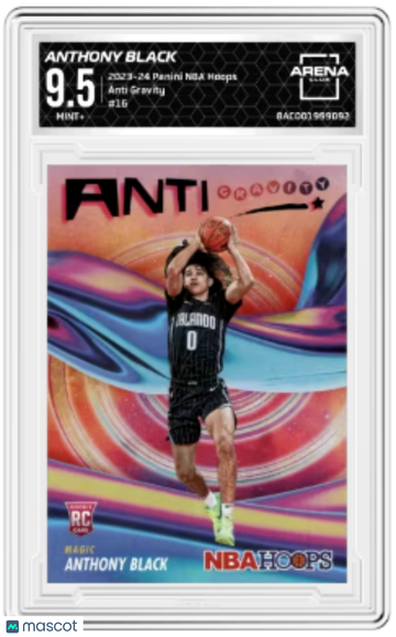 2023-24 Panini NBA Hoops Anthony Black #16 Anti Gravity Arena Club 9.5
