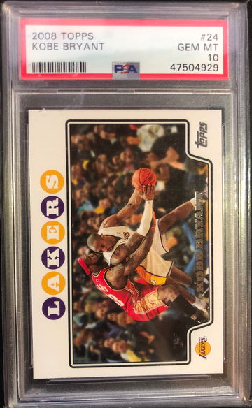 2008 Topps Kobe Bryant PSA 10