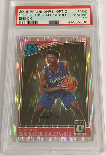 2018 Donruss Optic Shock Shai Gilgeous-Alexander PSA 10