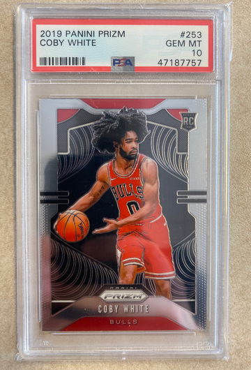 Coby white Prizm psa 10