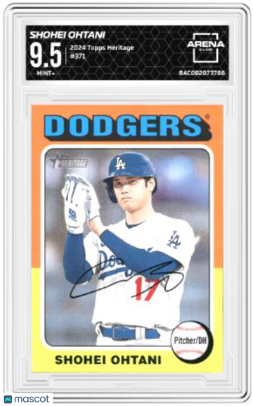 2024 Topps Heritage Shohei Ohtani #371 Arena Club 9.5