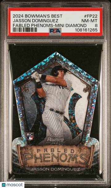 2024 Bowman's Best Fabled Phenoms Jasson Dominguez #FP22 Mini Diamond PSA 8