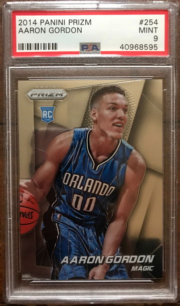 2014 Panini Prizm Aaron Gordon Rookie PSA 9 Mint