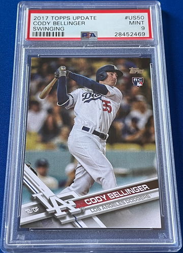 2017 Topps Update Cody Bellinger US50 PSA 9 Mint