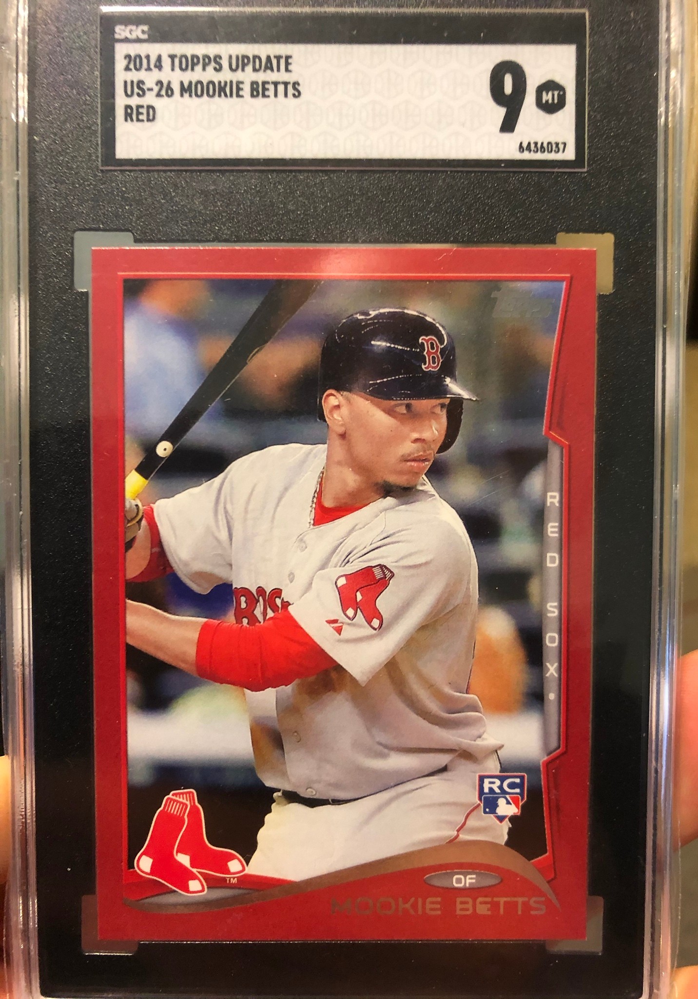 Mookie Betts 2014 Update Target Red SGC 9