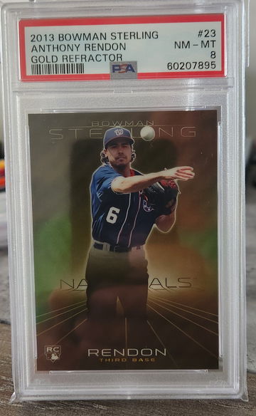 2013 Bowman Sterling Gold refractor /50 RC