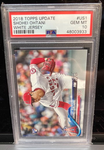 Ohtani Topps update SSP RC PSA 10