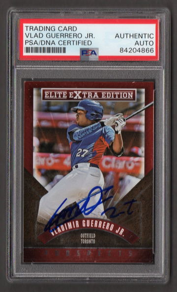 Vladimir Guerrero Jr. Signed Autographed 2015 Elite #169 RC PSA DNA COA