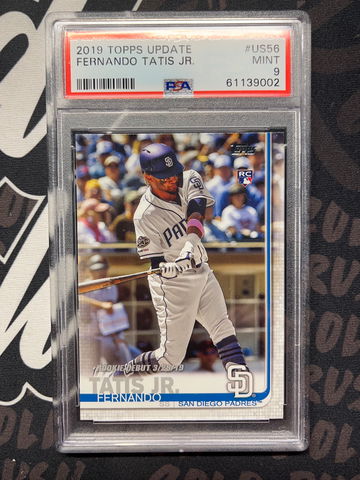 2019 Topps Update Fernando Tatis Jr. Rookie Card PSA 9