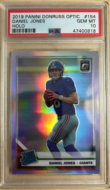 2019 Panini Donruss Optic Holo Daniel Jones