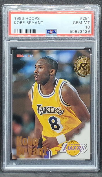 1996 Hoops Kobe Bryant Rookie PSA 10