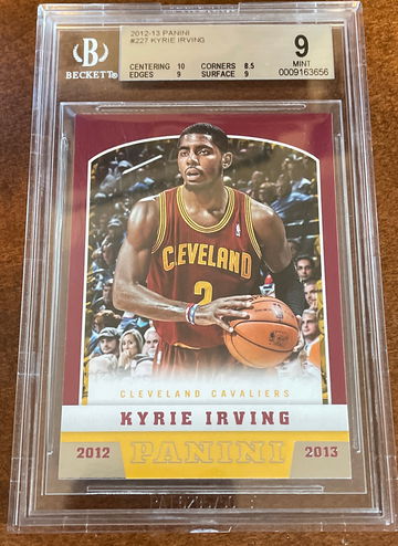 2012-13 Panini Kyrie Irving BGS 9 RC Rookie #227