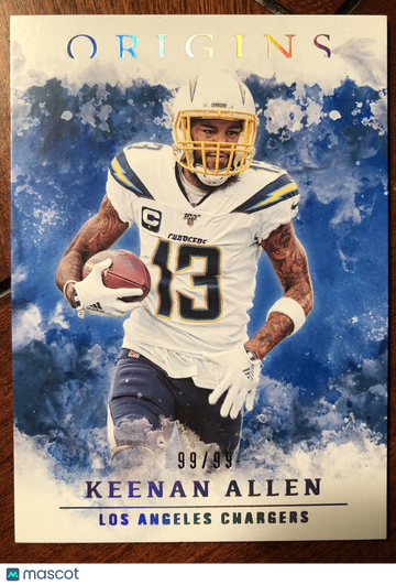Keenan Allen 2020 Panini Origins Blue Short Print SP #99/99 Los Angeles Chargers