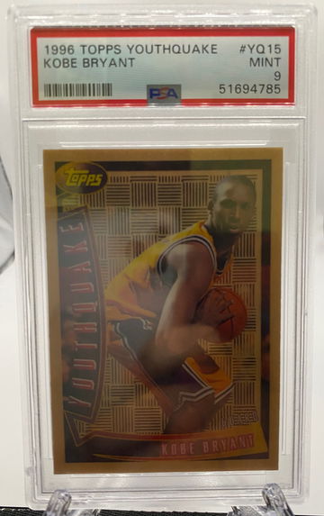 1996 Topps Youthquake Kobe Bryant ROOKIE #YQ15 PSA 9 MINT