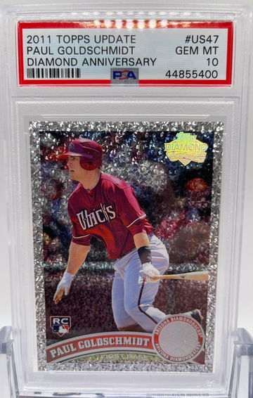 2011 Topps Update Paul Goldschmidt Diamond Anniversary PSA10 