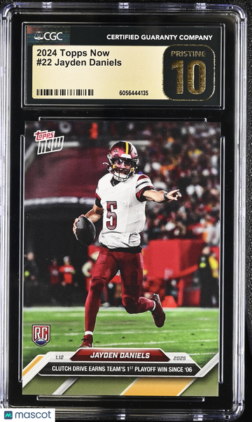 2024 Topps Now Jayden Daniels #22 CGC 10
