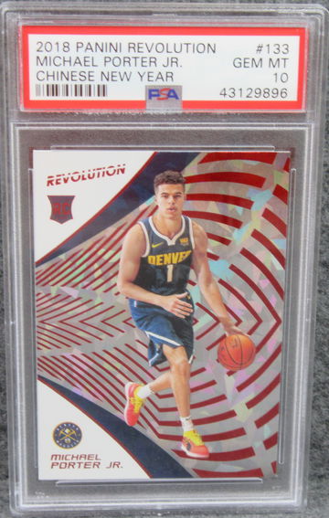 2018-19 Revolution Michael Porter Jr. Chinese New Year Rookie RC PSA 10 #133