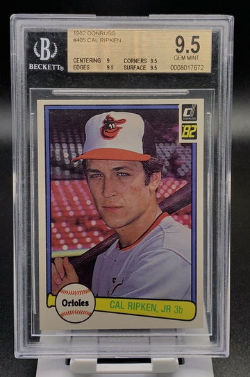 1982 Donruss Cal Ripken Jr. #405 BGS 9.5 GEM MINT ROOKIE RC Orioles HOF 