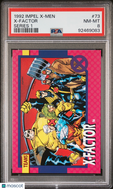 1992 Impel X-Men Series 1 X-Factor #73 PSA 8