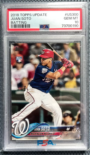 2018 Topps Update Juan Soto US300 PSA 10