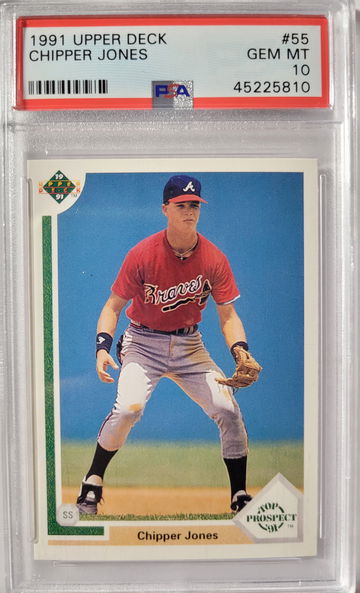 1991 Upper Deck Chipper Jones PSA 10