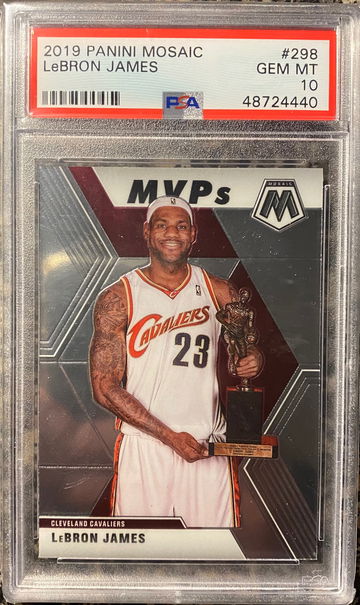 2019 panini mosaic Lebron James MVPs