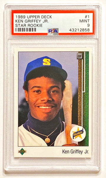 1989 Upper Deck Ken Griffey Jr. #1 Star Rookie PSA 9