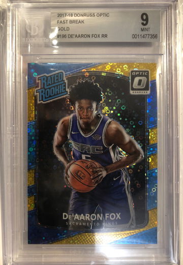2017-18 Optic De’Aaron Fox Gold Disco (from HKG 14-21 days shipping)