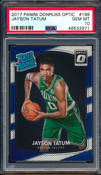 2017 Optic Jayson Tatum PSA 10