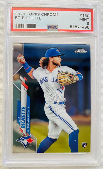 2020 Topps Chrome Bo Bichette Rookie PSA 9 #150