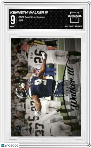 2023 Panini Luminance Kenneth Walker III #88 Arena Club 9