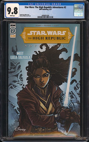 Star Wars The High Republic Adventures #2 CGC 9.8 WHITE IDW 2021 1st Marchion Ro