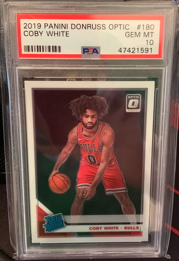 Coby White Optic PSA 10 Chicago Bulls