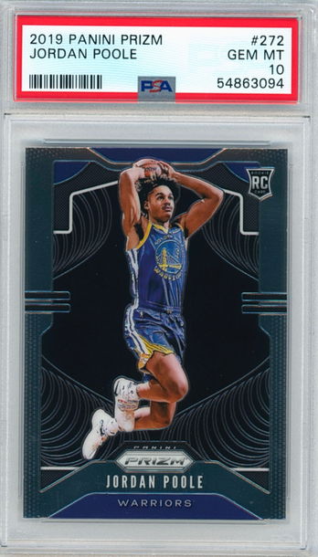 2019 Prizm Jordan Poole Prizm Rookie PSA 10 #272