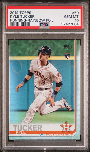 2019 Topps Rainbow Foil Kyle Tucker #60 PSA 10
