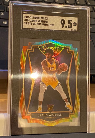 James Wiseman Select Die-Cut Tie-Dye /25 SGC 9.5