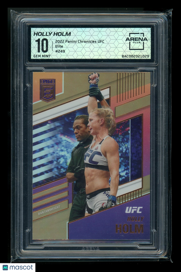 2022 Panini Chronicles Elite Holly Holm #249 Arena Club 10