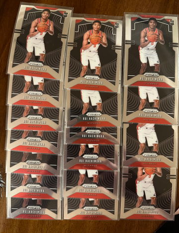 (17) 2019 prizm Rui Hachimura #255 rc lot 