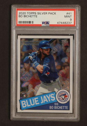 2020 Topps '85 Silver Pack Chrome Bo Bichette #85C41 PSA 9