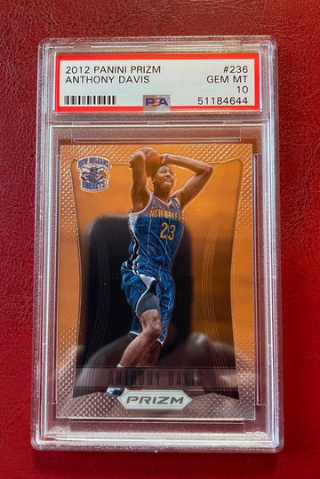 2012 Panini Prizm Anthony Davis PSA 10