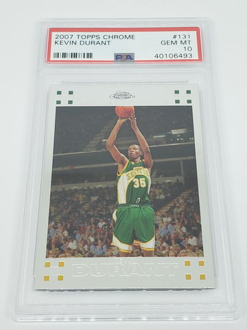 2007-08 Topps Chrome Kevin Durant PSA 10