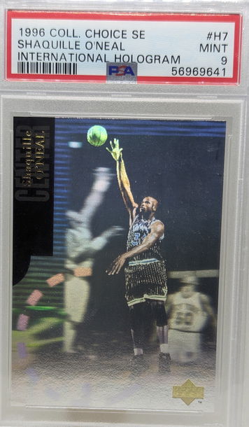 1996 Upper Deck Collector's Choice SE Shaquille O'Neal #H7 PSA 9