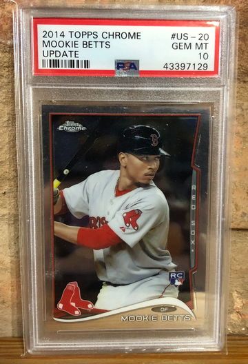 2014 Topps Chrome Update #US20 Mookie Betts PSA 10