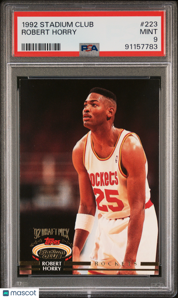 1992 Stadium Club Robert Horry #223 PSA 9