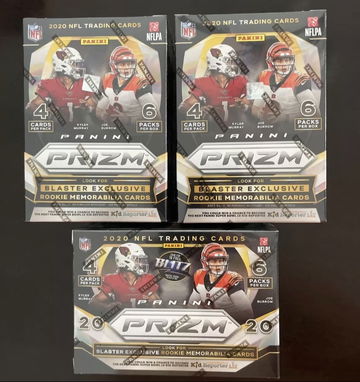 2020 PRIZM FOOTBALL LOT OF 3 BLASTERS BLASTER TUA JOE HERBERT HURTS