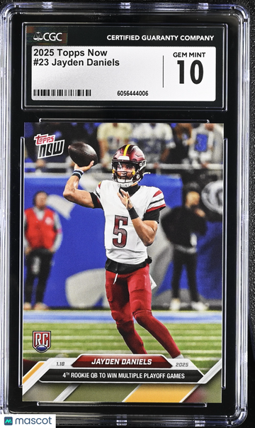 2025 Topps Now Jayden Daniels #23 CGC 10