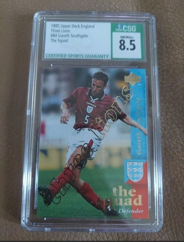 1997 UPPER DECK #83 GARETH SOUTHGATE CSG 8.5 THE SQUAD 3 Lions ROOKIE #D'/5000